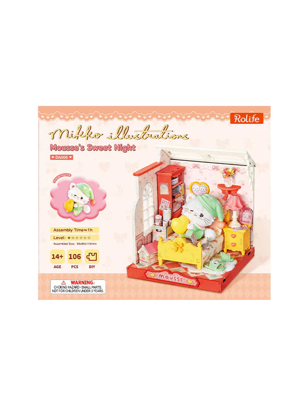 DIY Miniature House: Mousse's Sweet Night DA006, Robotime