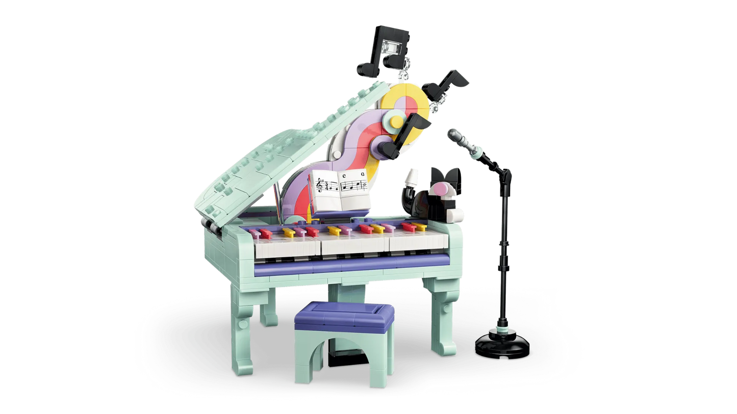 Music Decor Piano with Cat 31392, Lego Creator 3-in-1