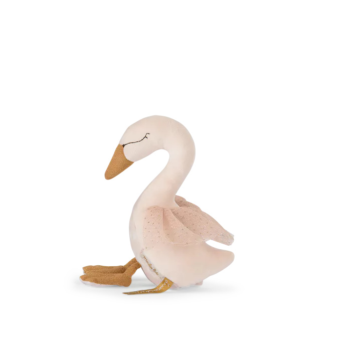 Plush musical swan: La Petite Ecole de Danse, Moulin Roty