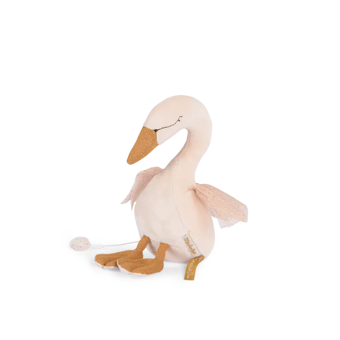 Plush musical swan: La Petite Ecole de Danse, Moulin Roty