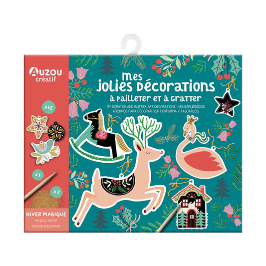 My Activity Pouch - My Glitter and Scratch Decorations Magical E, AUZOU