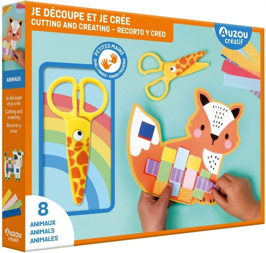 My artistic kit - cutting and creating, AUZOU