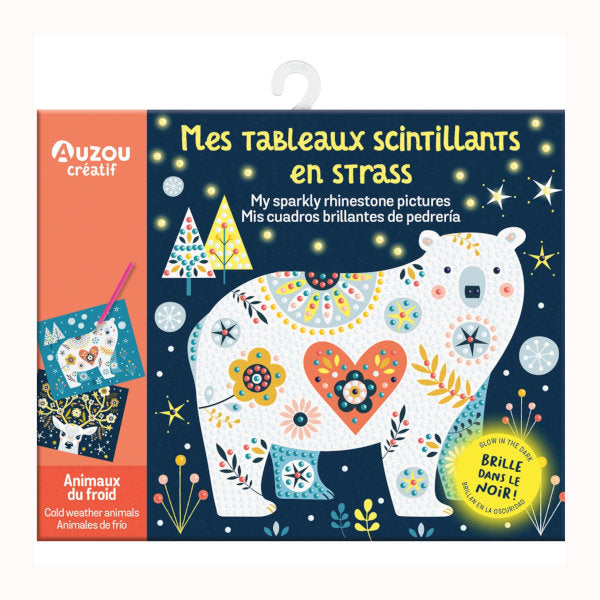 My little artistic kit - Rhinestone pictures, AUZOU