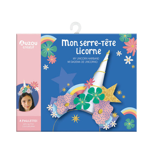 My Activity Pouch - My Unicorn Hairband, AUZOU