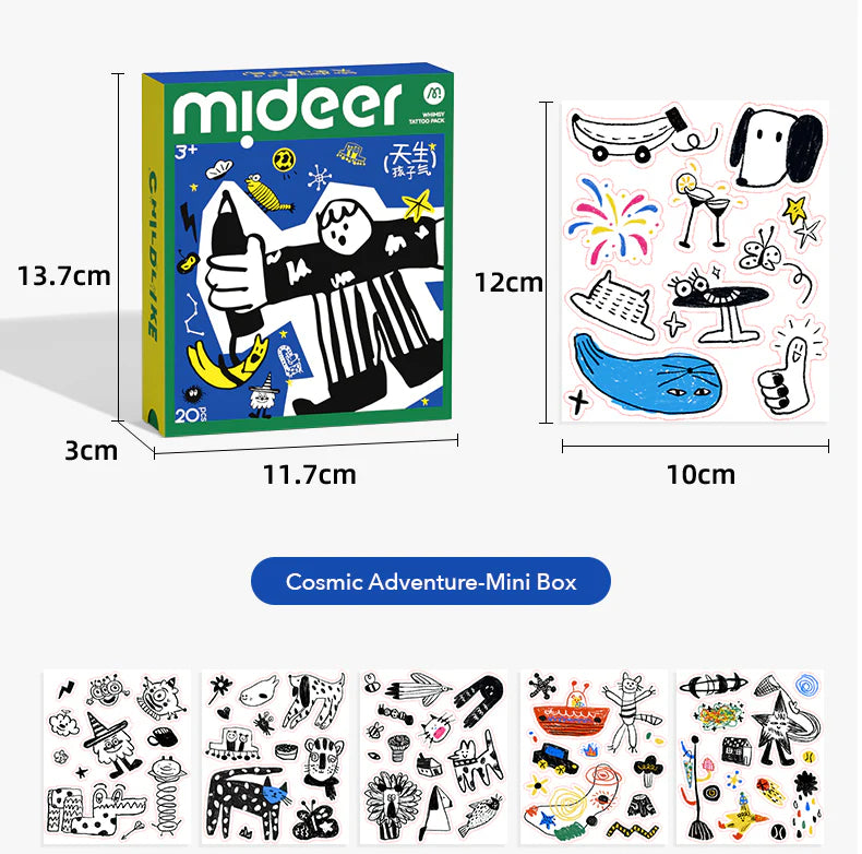 Playful Tattoo Stickers Basic Edition: Boys, Mideer