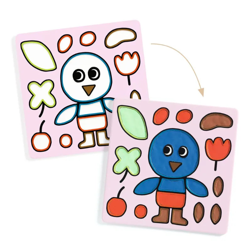 Naughty Garden Friends, Air-Dry Clay Colouring Set For Kids 3+