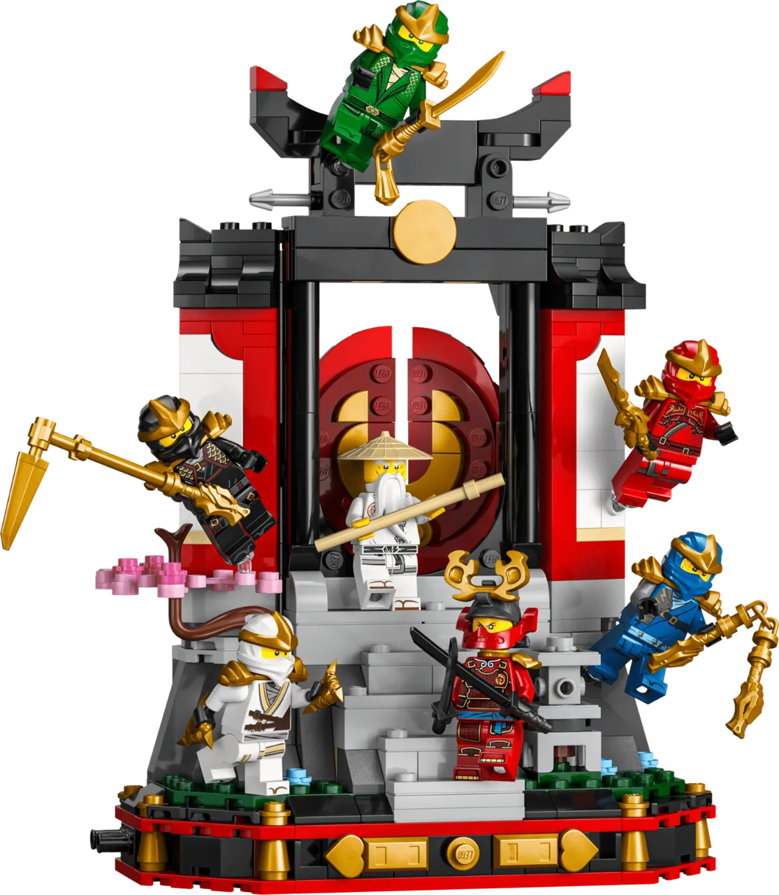 Ninja Character Display 15th Anniversary 71866, Lego NINJAGO