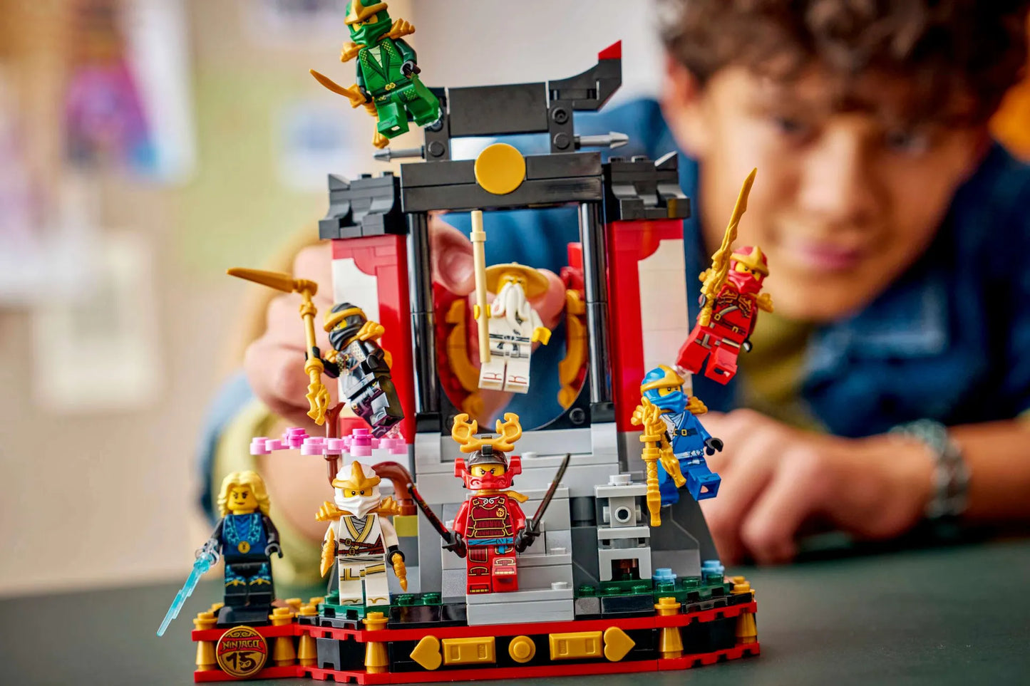 Ninja Character Display 15th Anniversary 71866, Lego NINJAGO