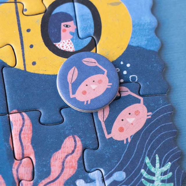 Ocean: 36 Pieces, Look & Find Tiny Puzzle for Kids 3+