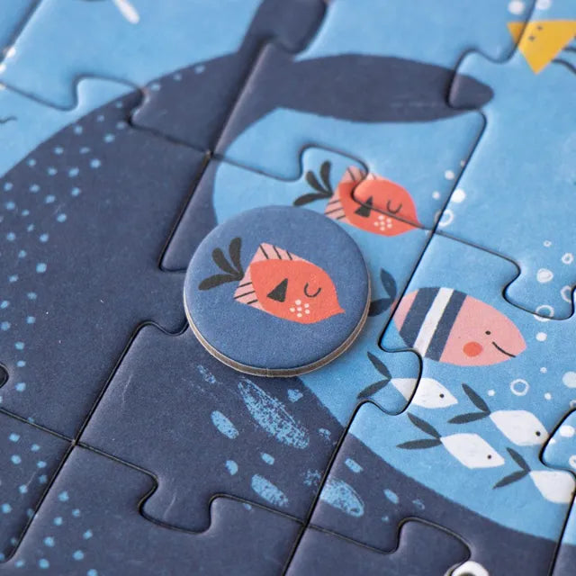 Ocean: 36 Pieces, Look & Find Tiny Puzzle for Kids 3+
