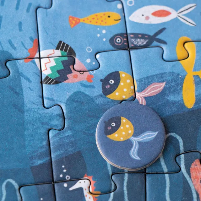 Ocean: 36 Pieces, Look & Find Tiny Puzzle for Kids 3+