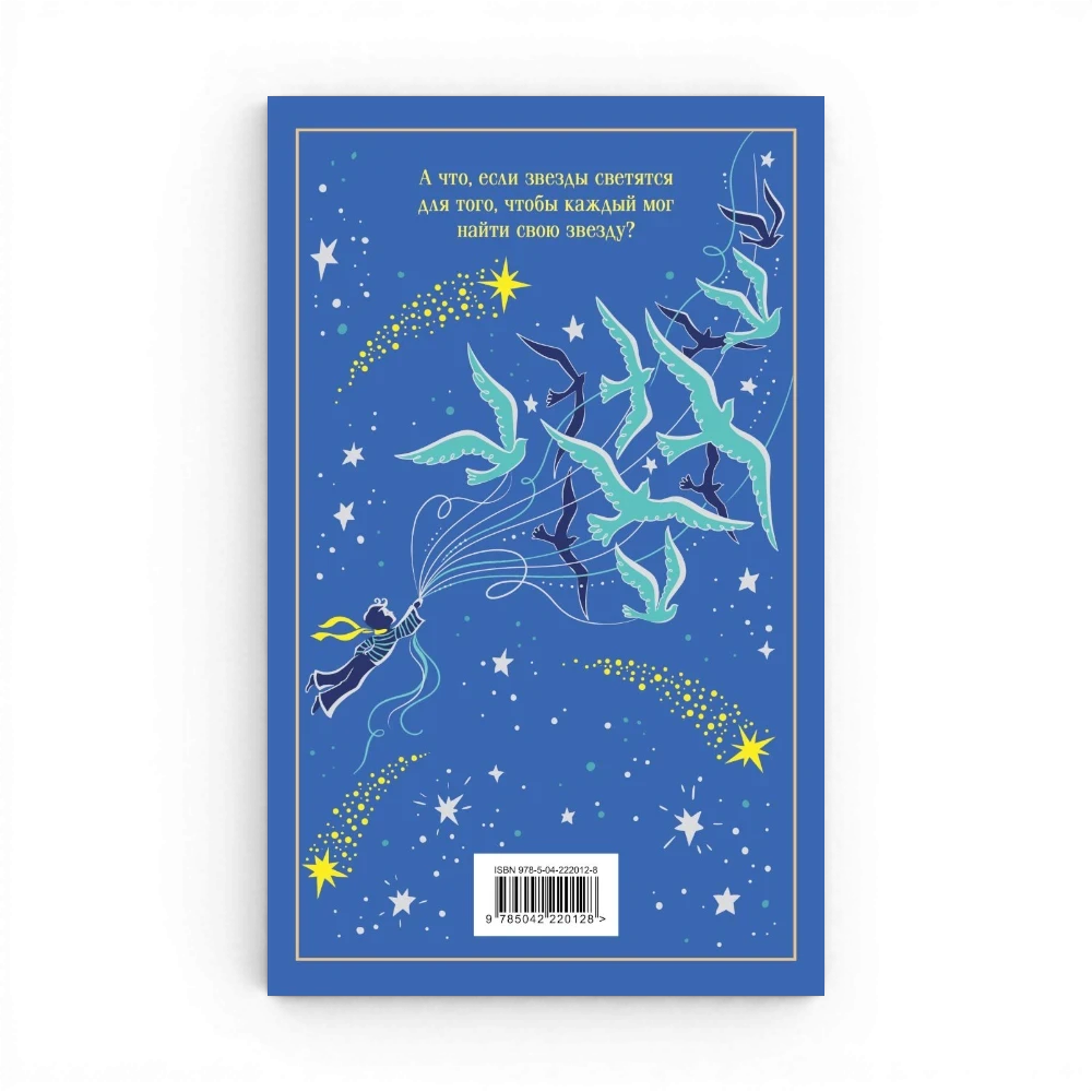 Обложка книги «Маленький принц. Цитадель» от One Two Play с иллюстрацией мальчика, отпускающего птиц в звездное небо.