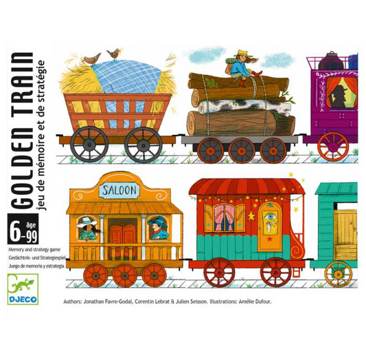 Djeco card game Golden Train