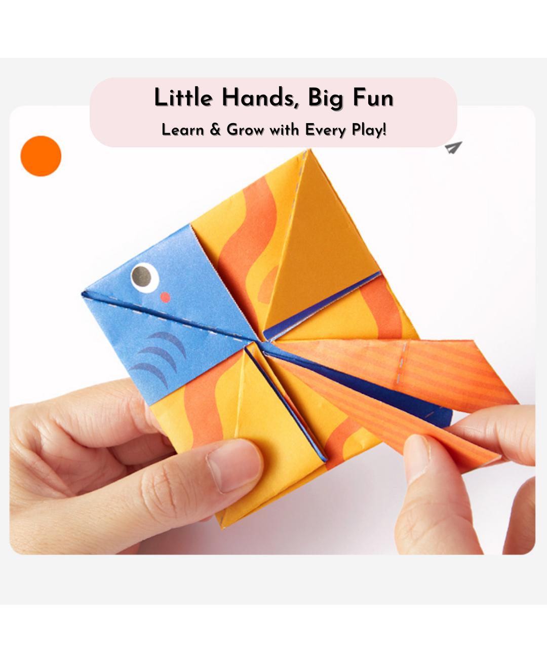 Let's Origami Level 3, Brain Gamebook for Kids 5+
