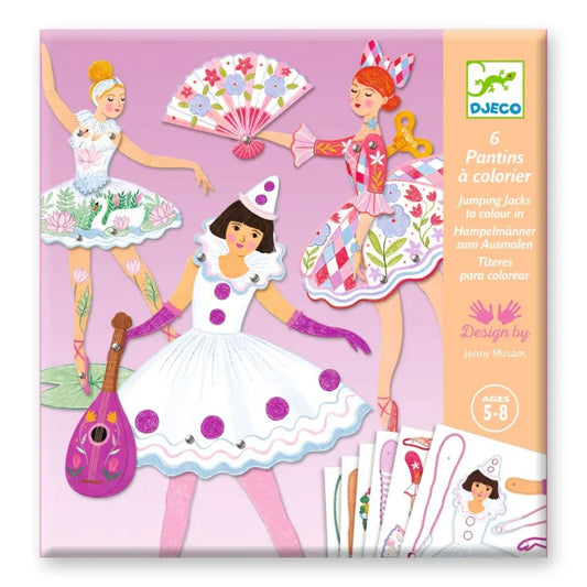 Paper Craft: Makes Ballerinas Puppets, Djeco