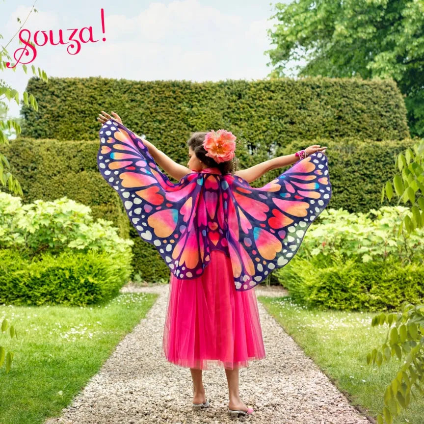 Papillon, Butterfly Dress & Wings Set for Kids 5-10
