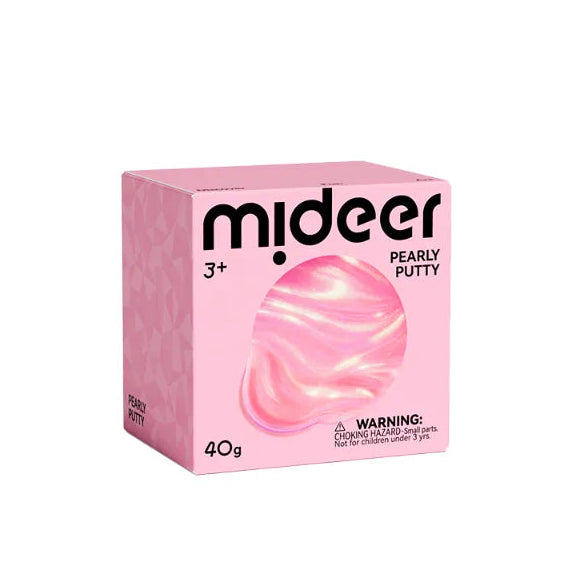Pearly Putty Pink, Sensory Slime for Kids 3+