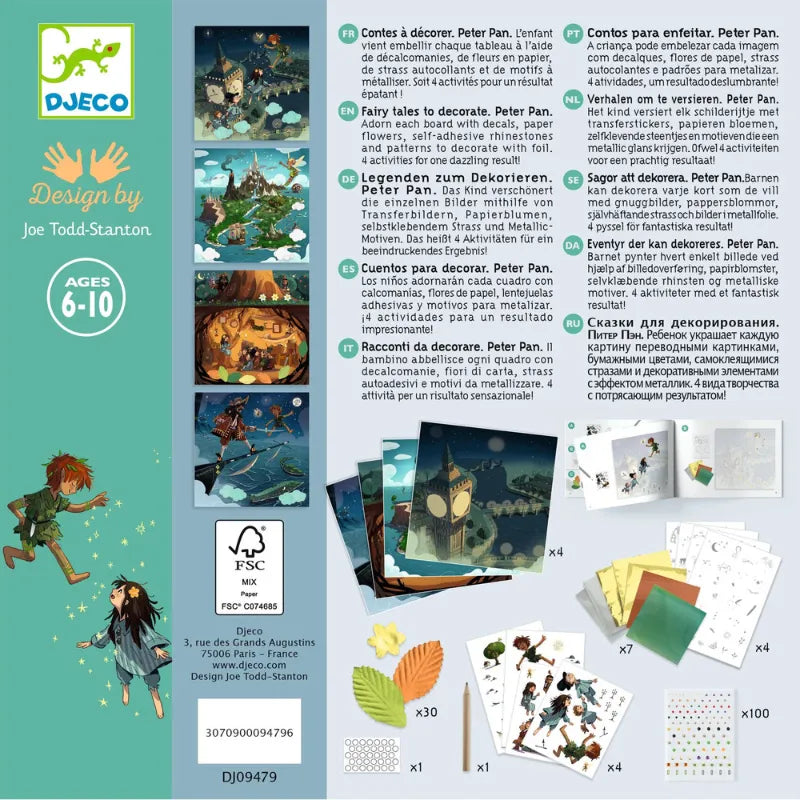 Peter Pan, Art And Craft Activity Set For Kids 6+