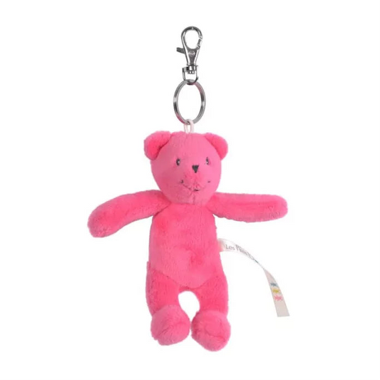 Pink bear key ring Les P'tits Doudous de l'hôpital, Moulin Roty