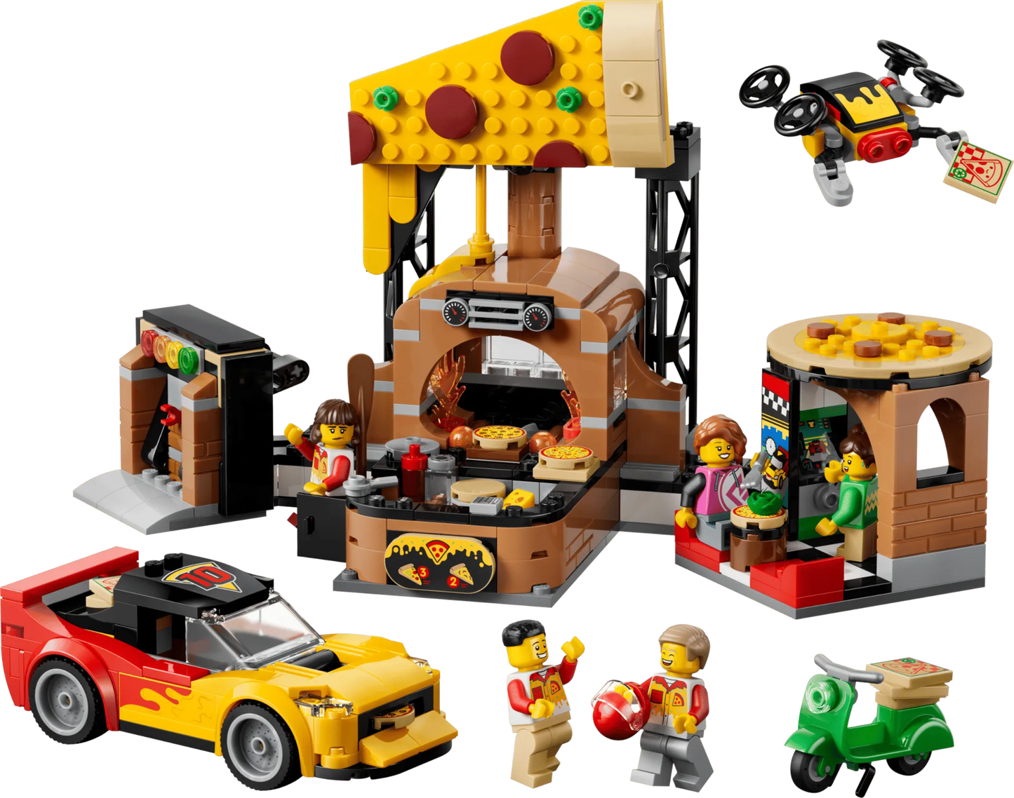Pizza Delivery Experience with Vehicles 60496, Lego City