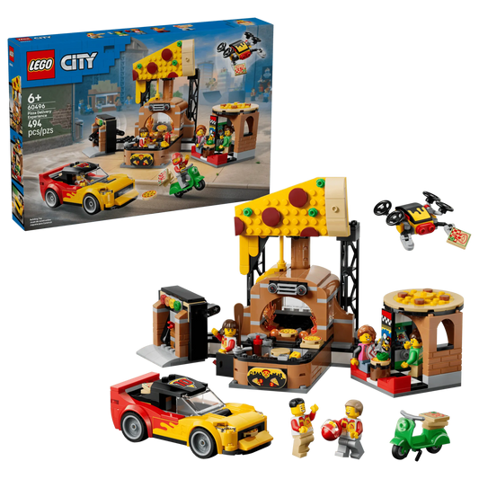 Pizza Delivery Experience with Vehicles 60496, Lego City