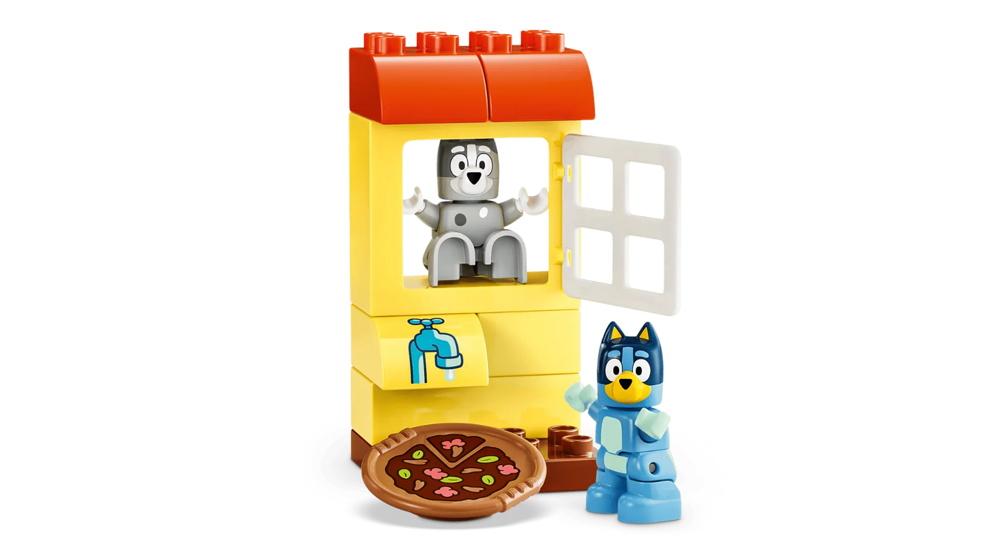 Pizza Girls with Muffin and Bluey 10469, Lego DUPLO