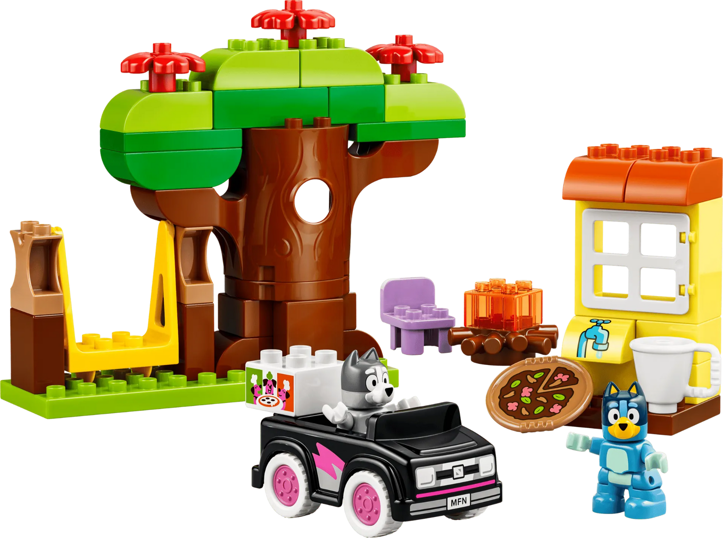 Pizza Girls with Muffin and Bluey 10469, Lego DUPLO
