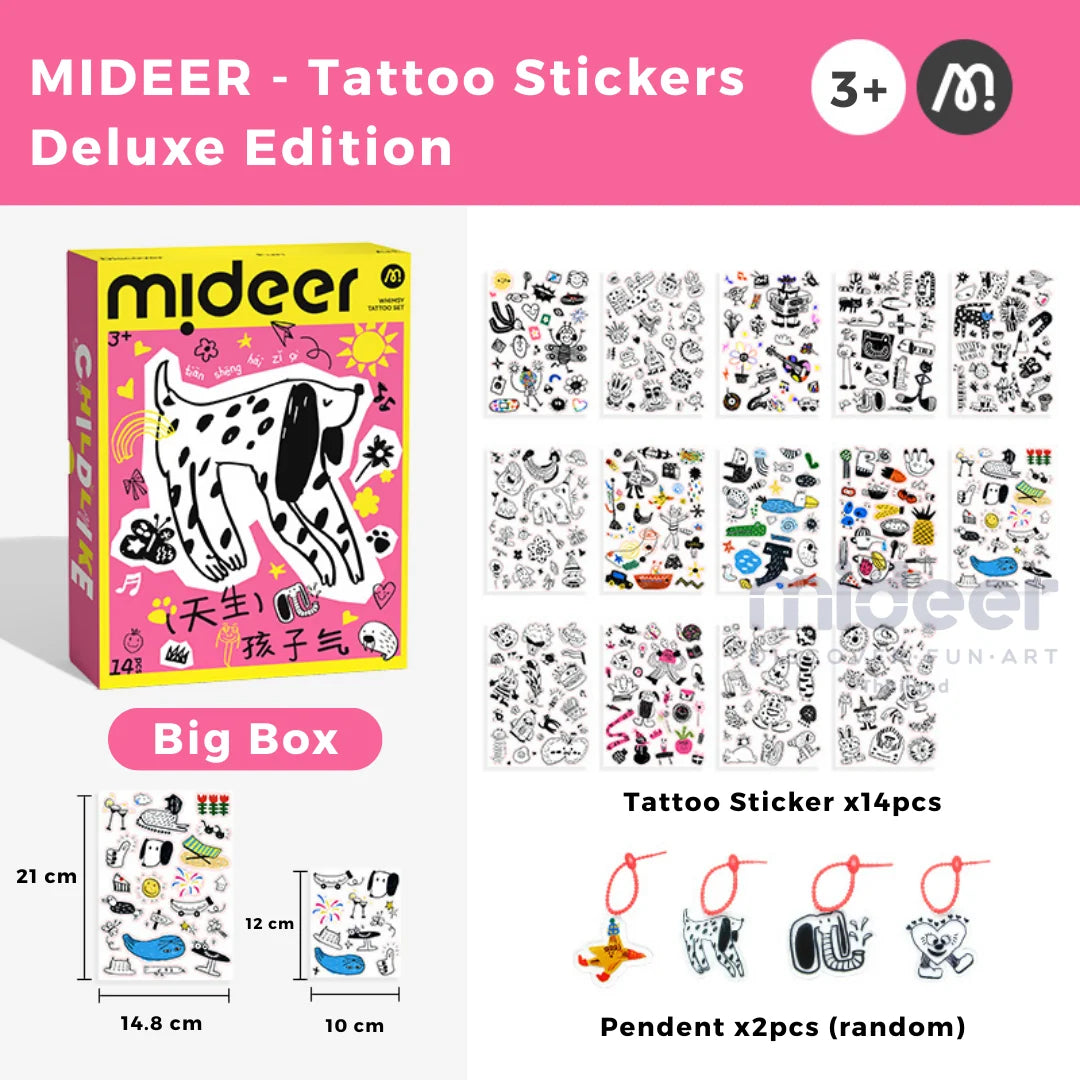 Tattoo Stickers Deluxe Edition: Girls, Mideer
