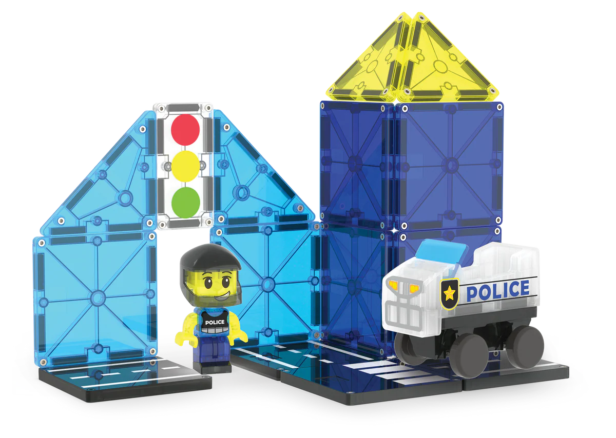 Police Patrol 20 Set Magna-Tiles