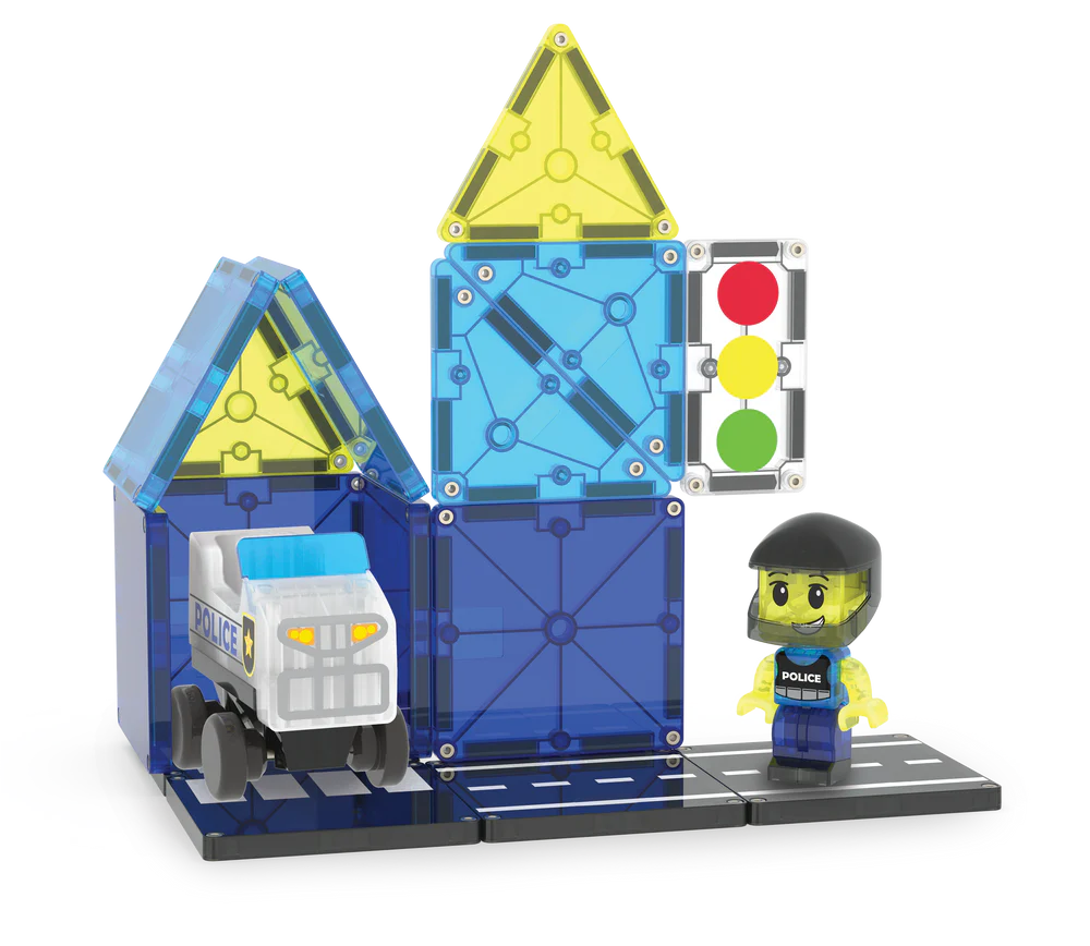 Police Patrol 20 Set Magna-Tiles