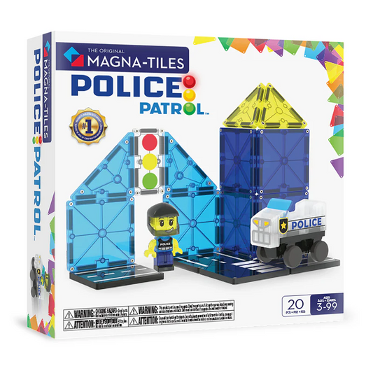 Police Patrol 20 Set Magna-Tiles