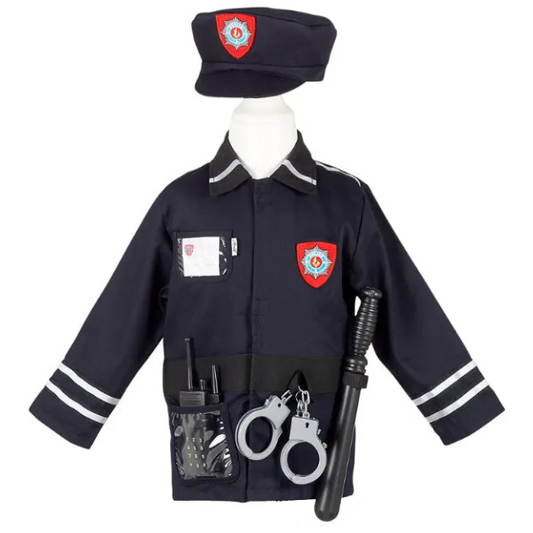 Policeman, Role Play Costume for Kids 4-7