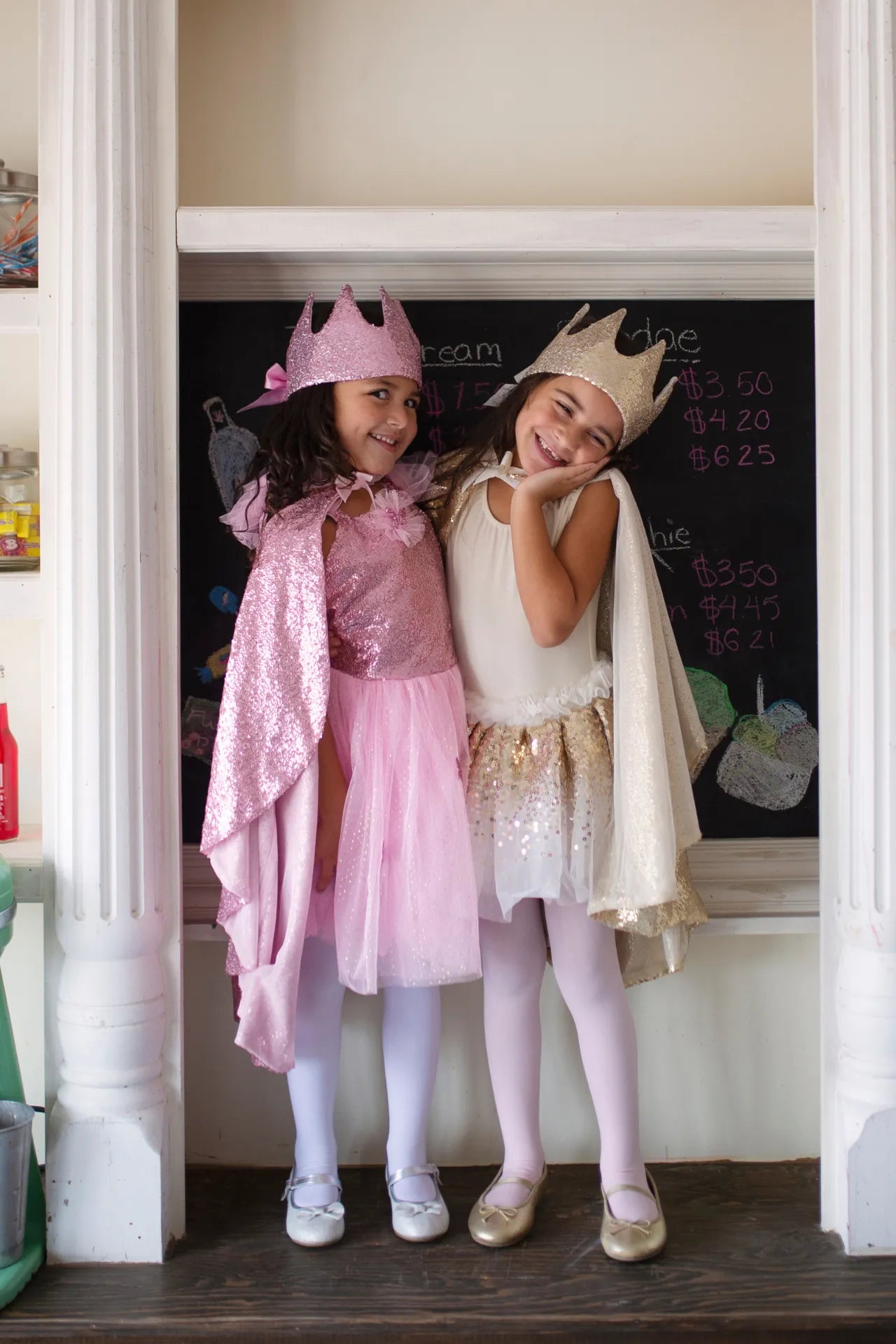 Pink Sequins, Costume Cape For Kids 6+