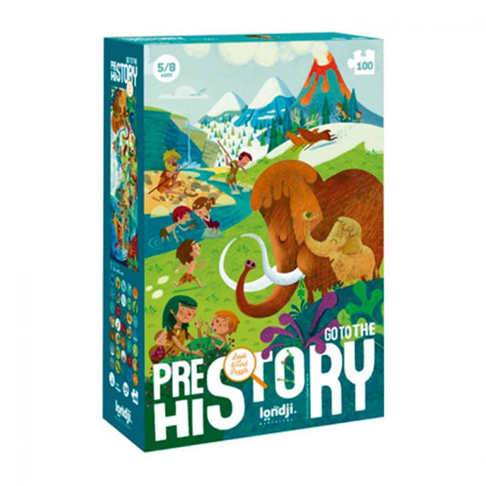 Puzzle 100 pcs: Go to the Prehistory, LONDJI