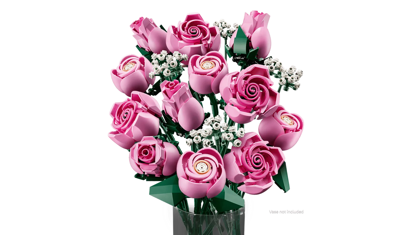 Bouquet of Pink Roses 10374, Lego Botanicals