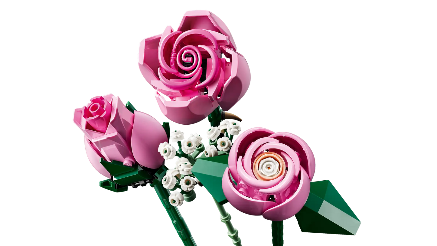 Bouquet of Pink Roses 10374, Lego Botanicals