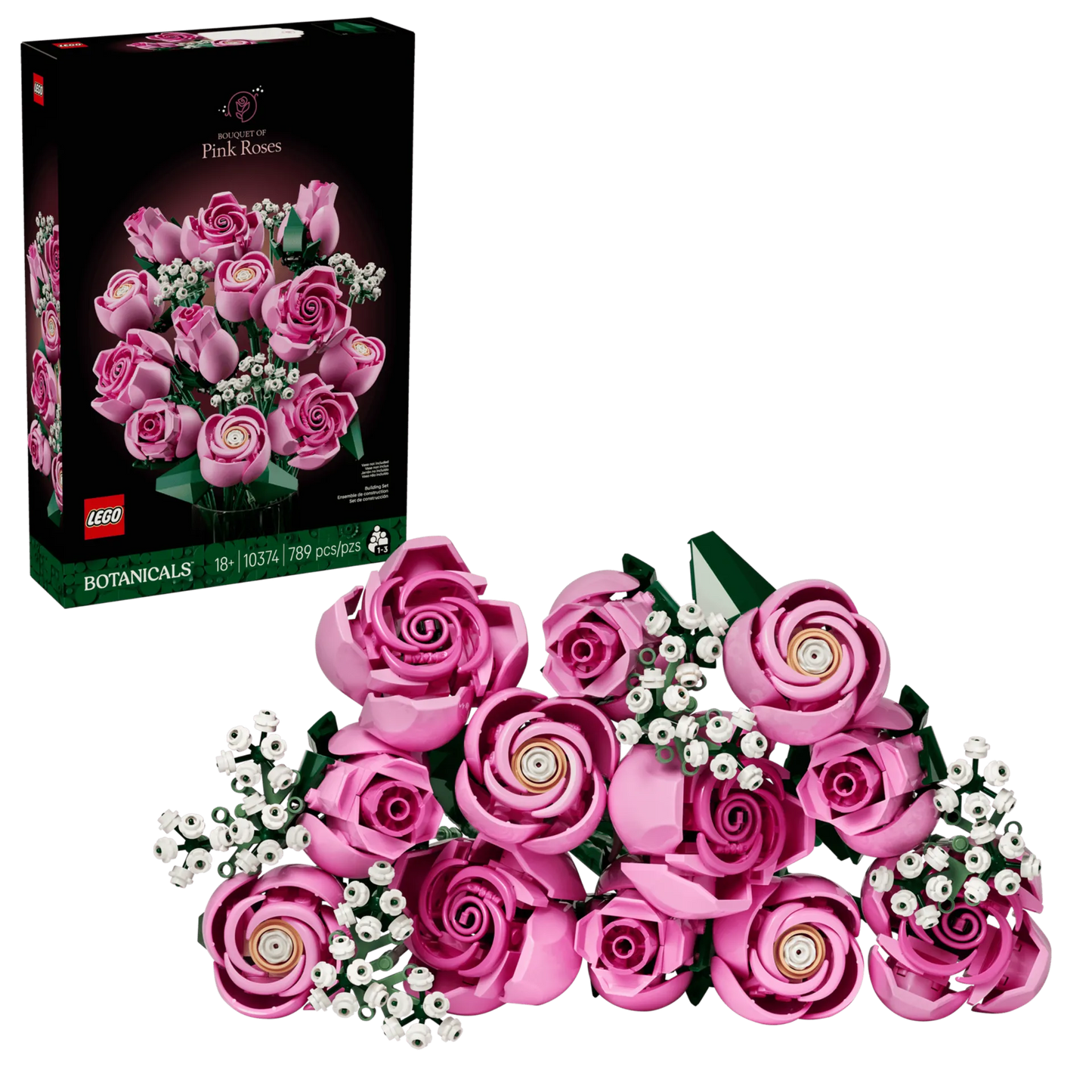 Bouquet of Pink Roses 10374, Lego Botanicals