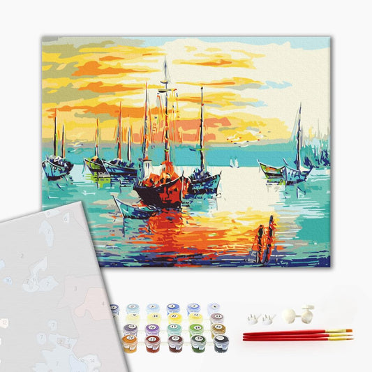 Solar pier Paint by Numbers, Brushme