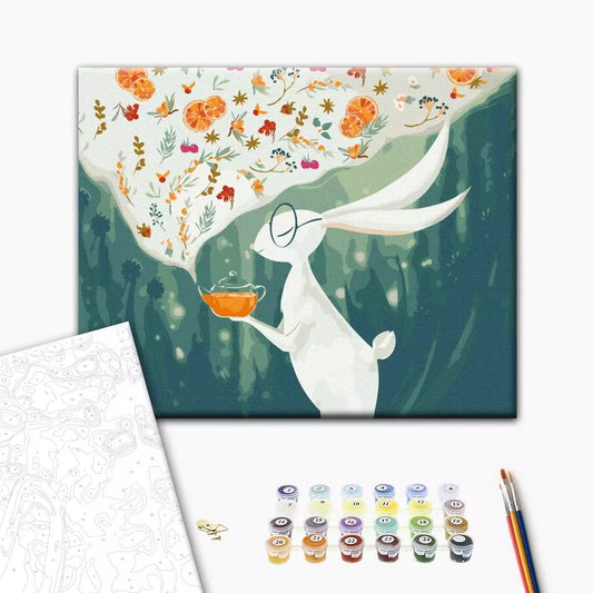 Field tea ceremony Paint by Numbers, Brushme