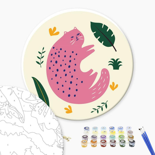 Pink moore Paint by Numbers, Brushme