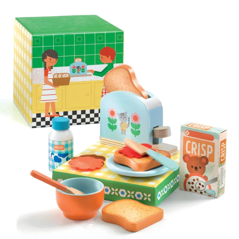 P'ti Set Breakfast, Pretend Play Toy For Kids 4+