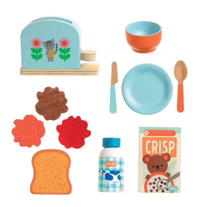 P'ti Set Breakfast, Pretend Play Toy For Kids 4+