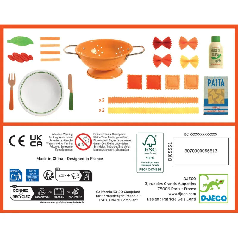 P'ti Set Italy, Pretend Play Toy For Kids 4+