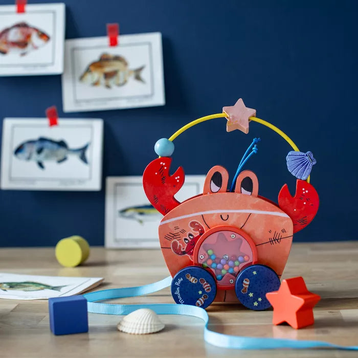 Pull-along crab: Les Aventures de Paulie, Moulin Roty