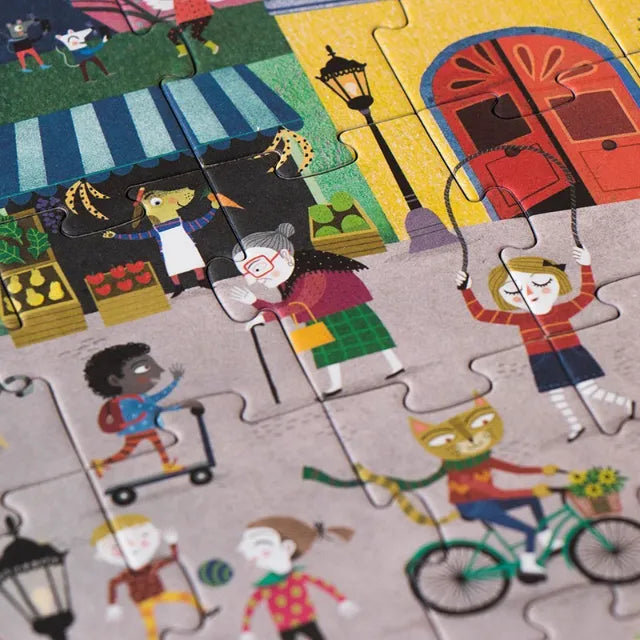Puzzle 3+: Night & Day in Paris 36 pcs, LONDJI