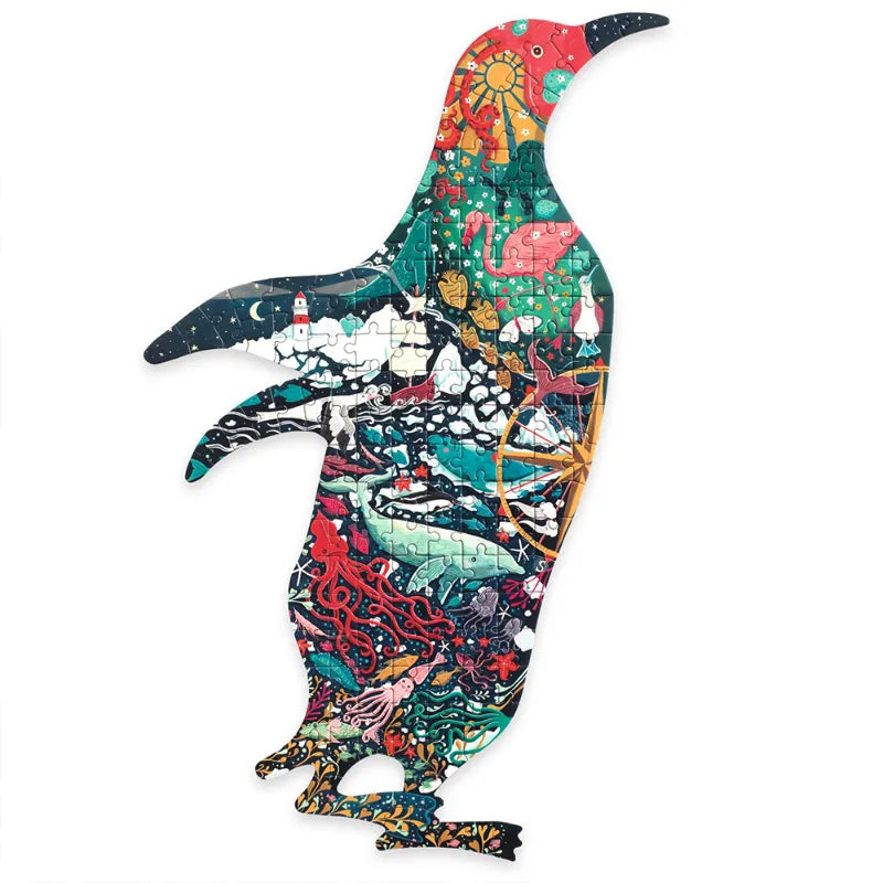 Puzzle 5+: Penguin 150 Pieces, Djeco