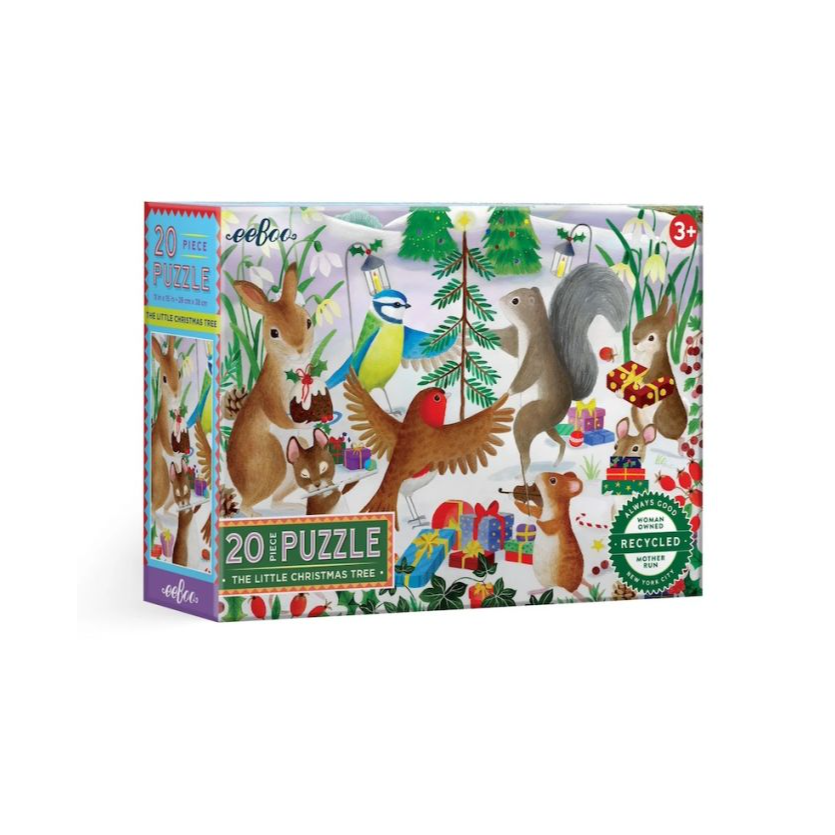 EEBOO PUZZLE THE LITTLE CHRISTMAS TREE 20 PCS