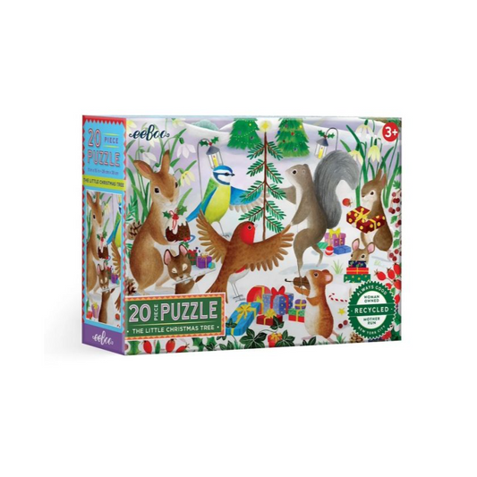 EEBOO PUZZLE THE LITTLE CHRISTMAS TREE 20 PCS
