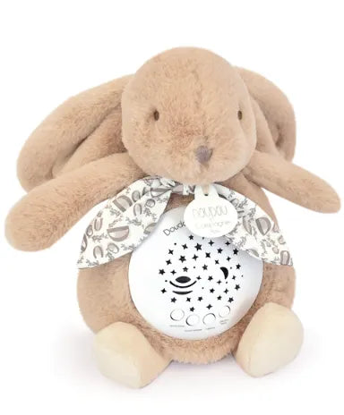 Rabbit Night Light, Musical Star Projector for Newborns, Choose 1 of 4 Colours