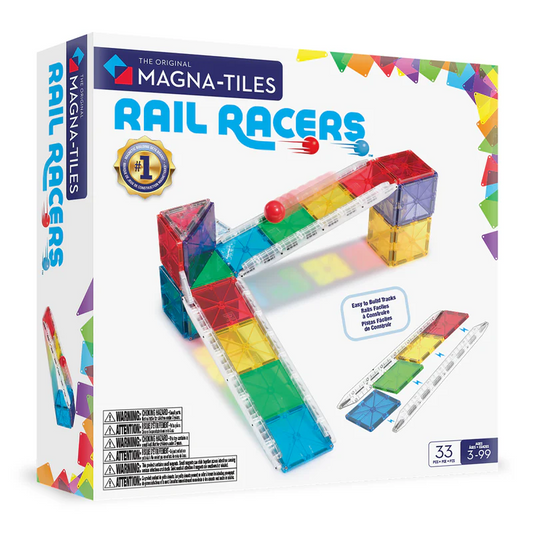 Rail Racers 33 Set, Magna-Tiles